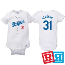 Tyler Glasnow LA Dodgers Baseball Player Gerber Baby Onesie® Cotton Bodysuit
