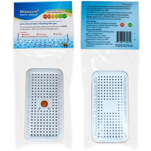 Bote de Gel de Sílice 40g, Deshumidificador Desecante Reutilizable para Absorbedores de Humedad - Imagen 6 de 8