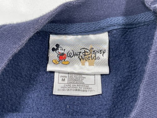 Walt Disney World Unisex Sweat Shirt patriotische Flagge bestickt Größe Small marine - Bild 7 von 10