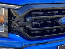 Gloss Black Grille Grill Insert Overlay Trim FOR 2021-2023 Ford F-150 XL, XLT
