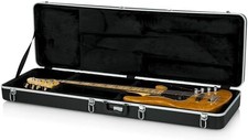 Deluxe ABS Molded Case for Bass Guitars; Fits Precision and Jazz Style Bass