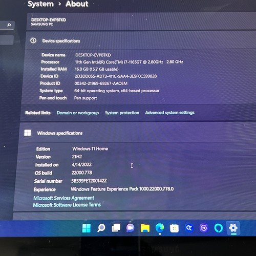 Samsung Galaxy Book Pro 360 NP950QDB-KB2US 15,6" i7-1165G7 16GB 1TB AUSGABE - Bild 11 von 24