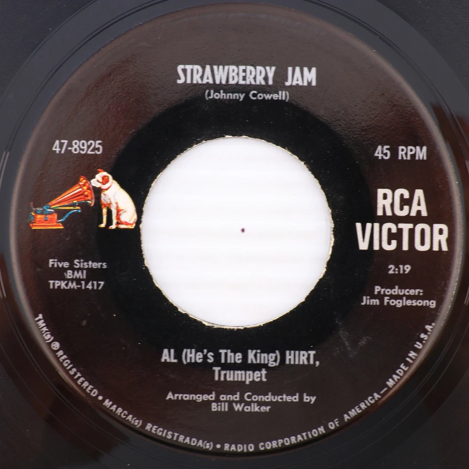 Al Hirt – Green Hornet Theme / Strawberry Jam - 1966 45 rpm 7" Record 47-8925 Foto 3 de 4