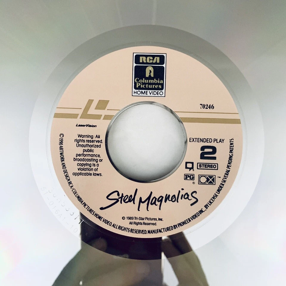 Steel Magnolias Laserdisc Movie Dolly Parton Julia Roberts Women Sally Field - Image 4 of 4