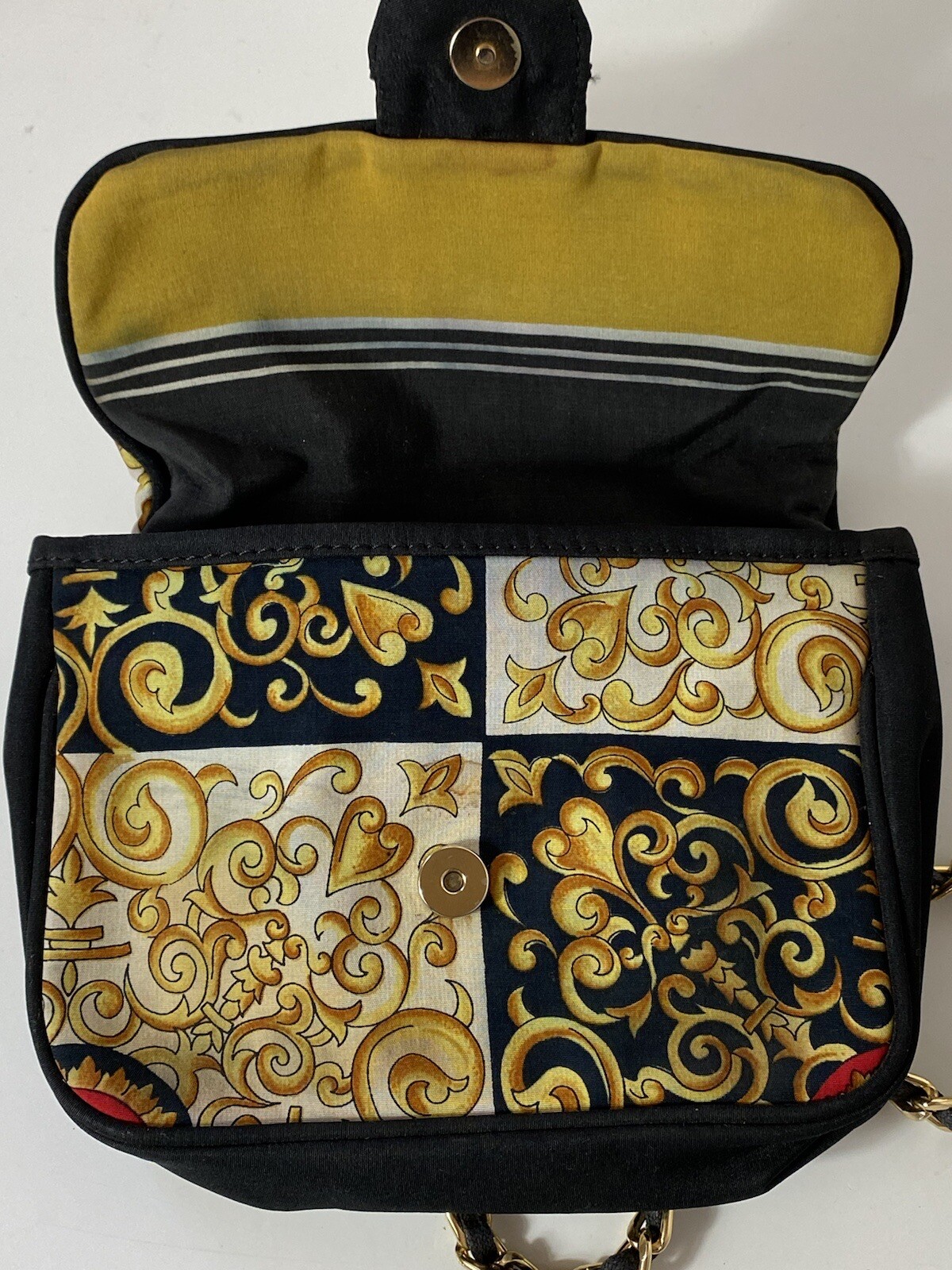 RARE VTG GIANNI VERSACE 90s BAROQUE SHOULDER BAG - image 7