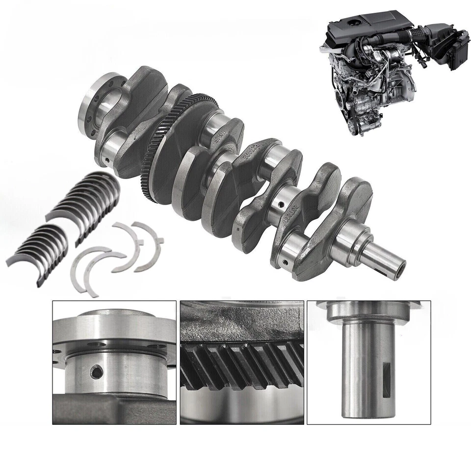 2.0L M274 M270 Engine Crankshaft & 4X Con Rods & Bearings Set For Mercedes-Benz Foto 2 de 4