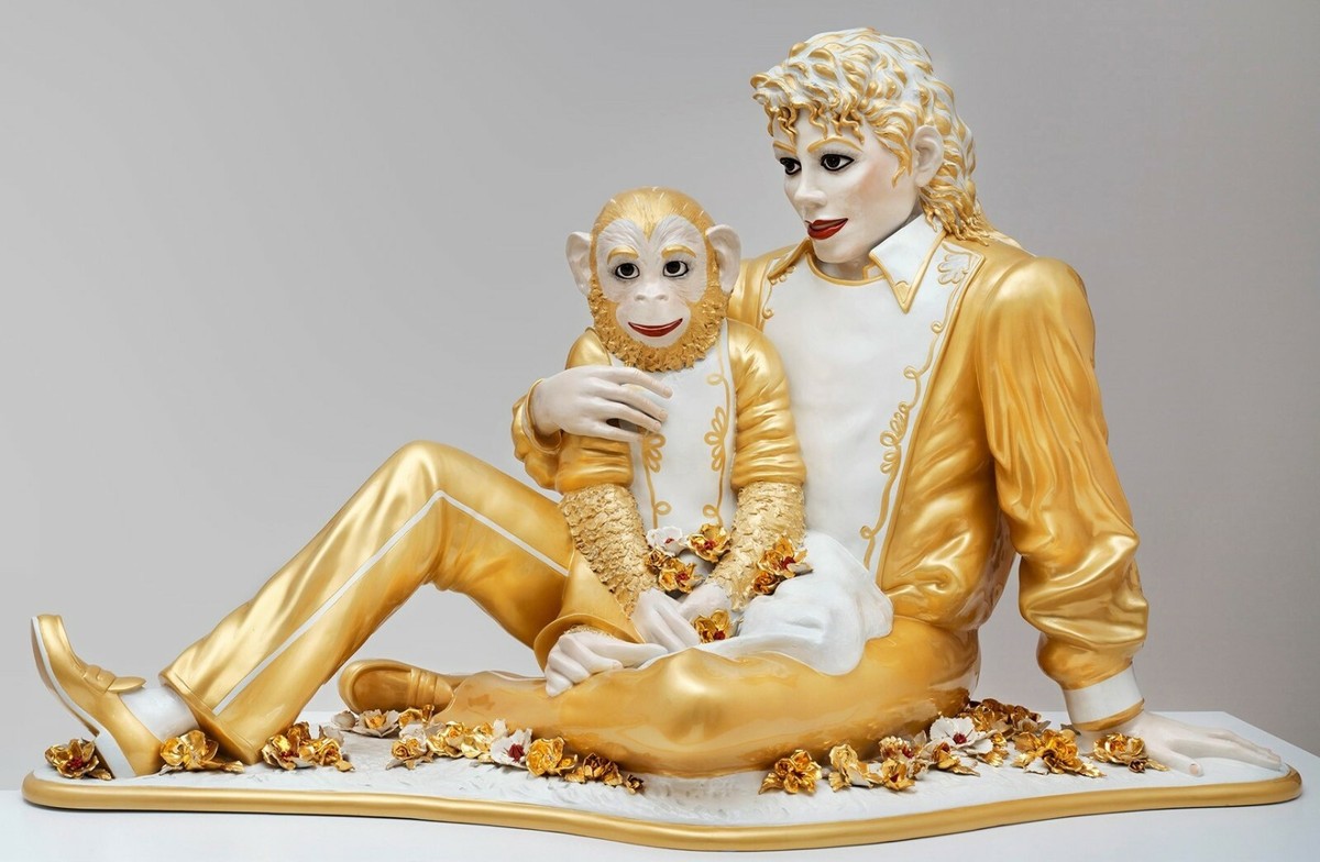 JEFF KOONS 'Michael Jackson + Bubbles' Ltd. Ed. Porcelain 6