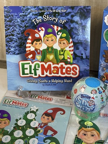 Lot Of Elf On The Shelf & Elf Mates Book Figure Toys Game Stocking Stuffers - Picture 2 of 13