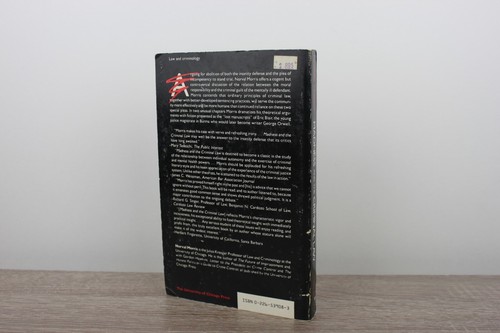 Madness and the Criminal Law by Morris, Norval - Vintage Paperback - Imagen 2 de 6
