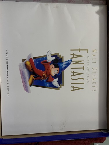 Fantasia - Deluxe Collector's Edition (VHS, 1991) Boxed With Book And Lithograph - Picture 11 of 14