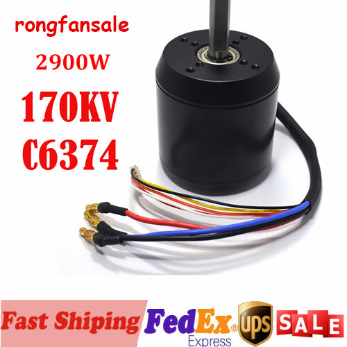 2900W C6374 Efficience Brushless Motor For Electric Skateboard Longboard Parts