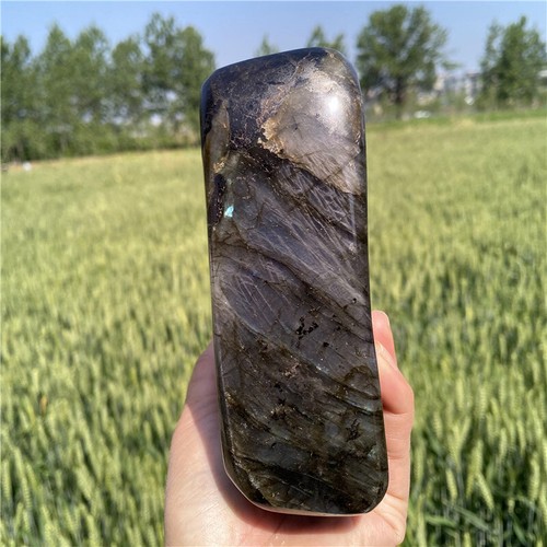 5.14LB Natural labradorite Stone Quartz Crystal Gem Figurines Specimen Healing - Picture 10 of 14