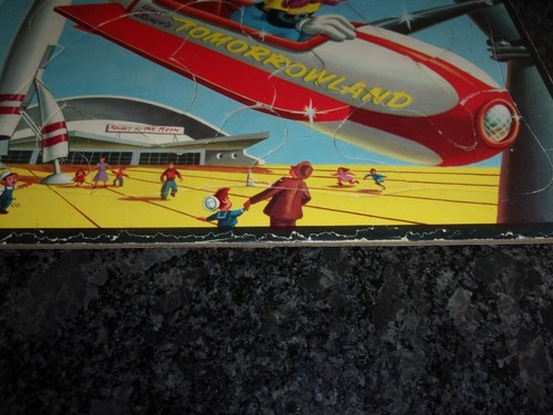Whitman 1957 Walt Disney Tomorrow Land Frame Tray Puzzle - Picture 2 of 7
