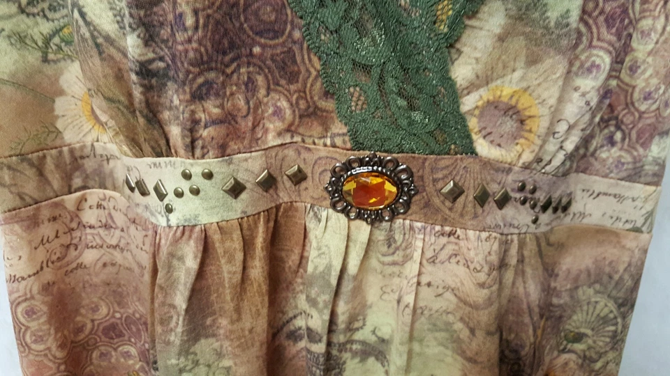 Blusa Camisa Top Venezia Mujer Talla 18/20 18W/20W Multicolor Floral Foto 3 de 4