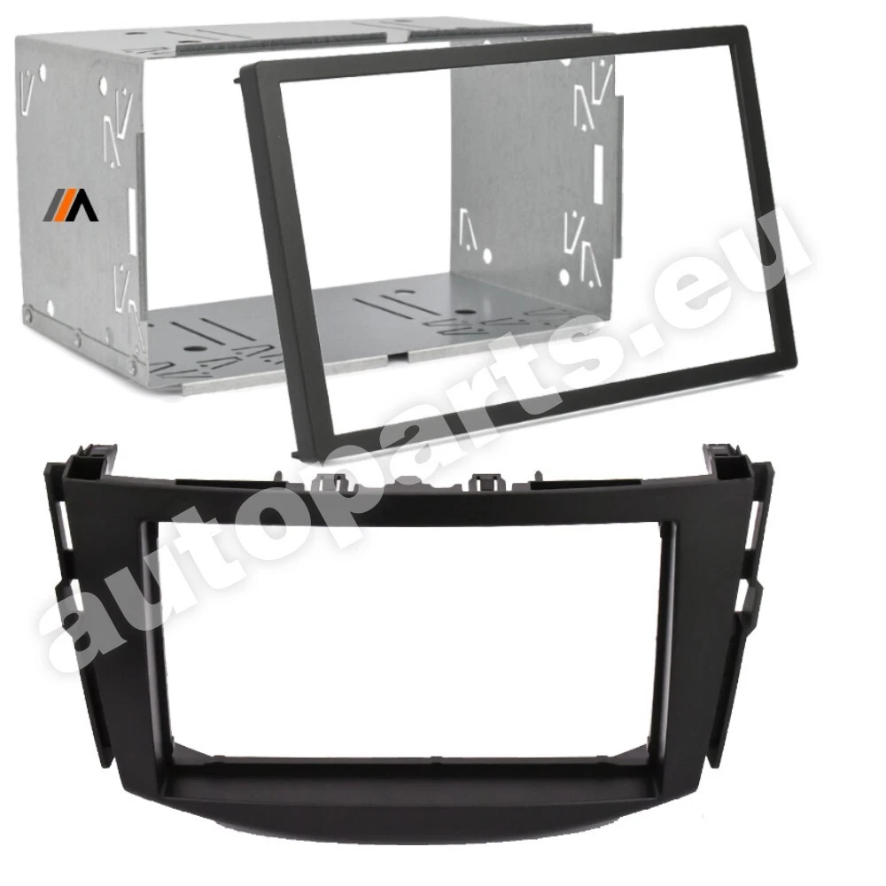 Kit Mascherina Adattatore autoradio 9 per Toyota Rav 4 dal 2007