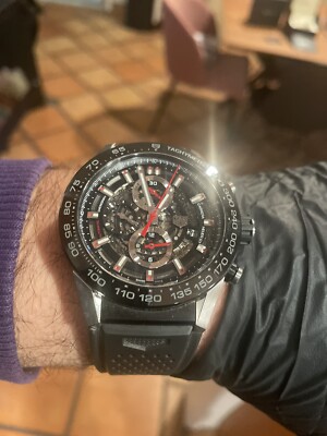 TAG Heuer Carrera Black Skeleton Men's Watch