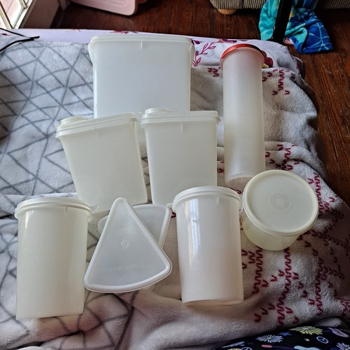 Tupperware Vintage zufälliges Konvolut 18 Artikel inklusive Deckel