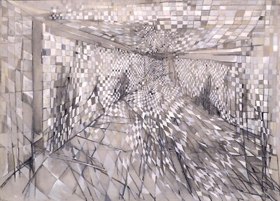 The Corridor : Maria Helena Vieira da Silva : Archival Art Print