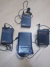  Lot Azden Wireless Transmitters 2 and Receivers 2 WR2-PRO  WM-PRO
