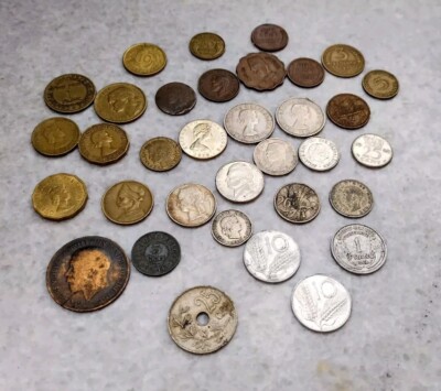 lot of antique/vintage coinse, european