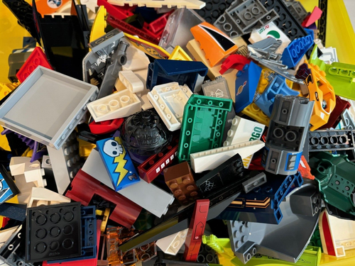 LEGO HUGE LOT 60 PARTS Decorated Decal Sticker Printed BRICKS TILES RANDOM MIX - Picture 4 of 4
