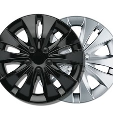 Radkappen 13 14 15 und 16 Zoll schwarz silber Radzierblenden Versandkostenfrei