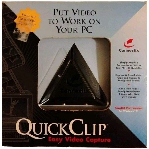Connectix 1001-650-001 Quick Clip Easy Video Capture / Video To PC - 第 1/6 張圖片