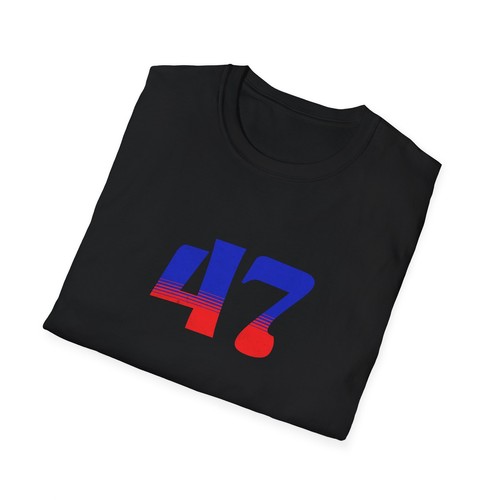 47 Trump America Unisex Softstyle T-Shirt, Freizeitkleidung, Geschenk, Retro Style, USA - Bild 5 von 14