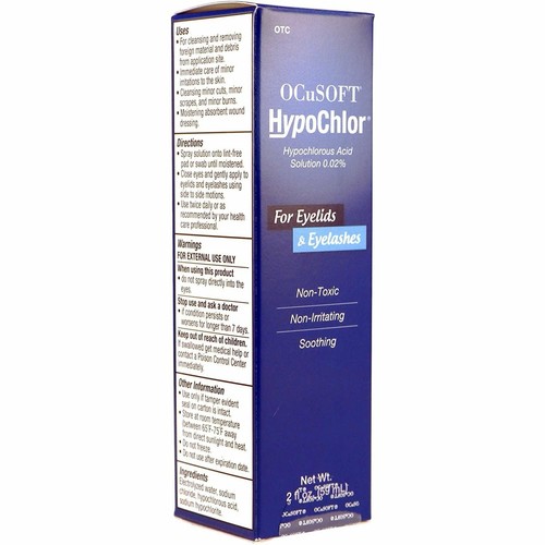 Solución hipocloro OCuSoft para párpados y pestañas calmante paquete de 5 fl oz - Imagen 3 de 4