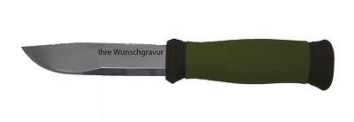 Morakniv Gürtelmesser 2000, Kunststoff-Scheide, mit persönlicher Wunschgravur