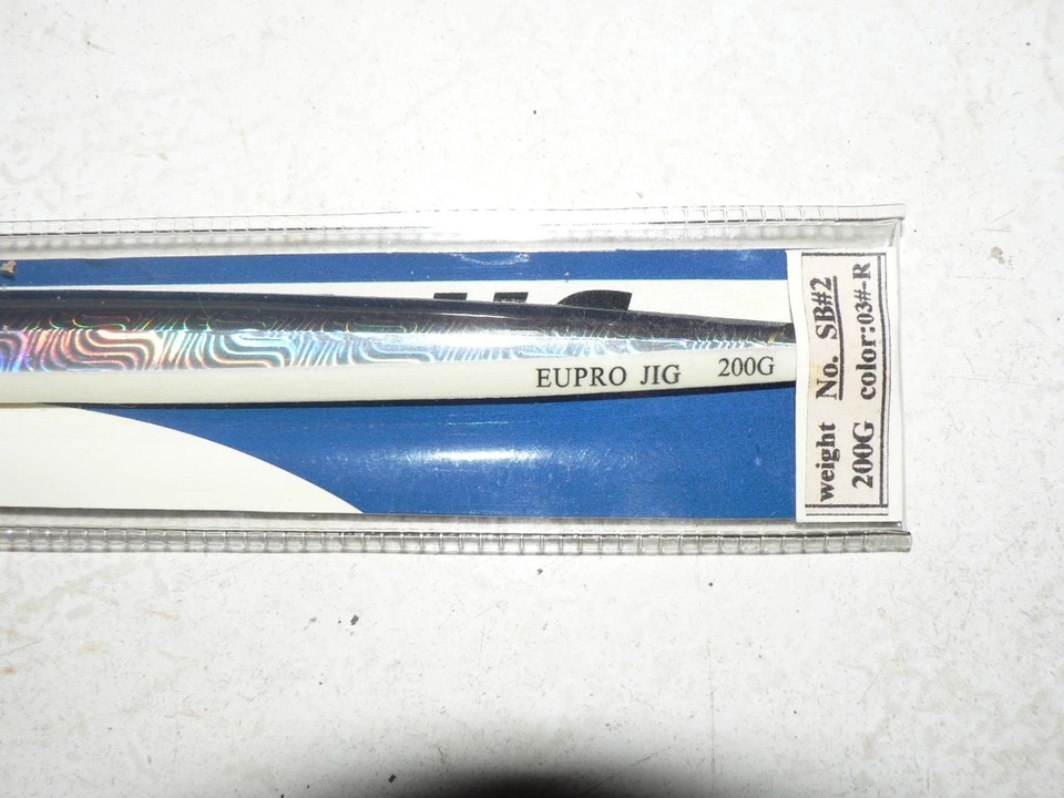 Nuevo Señuelo de Pesca Surebait Mar Profundo Agua Salada Alta Potencia Plantilla de Metal Negro 200g Foto 2 de 4