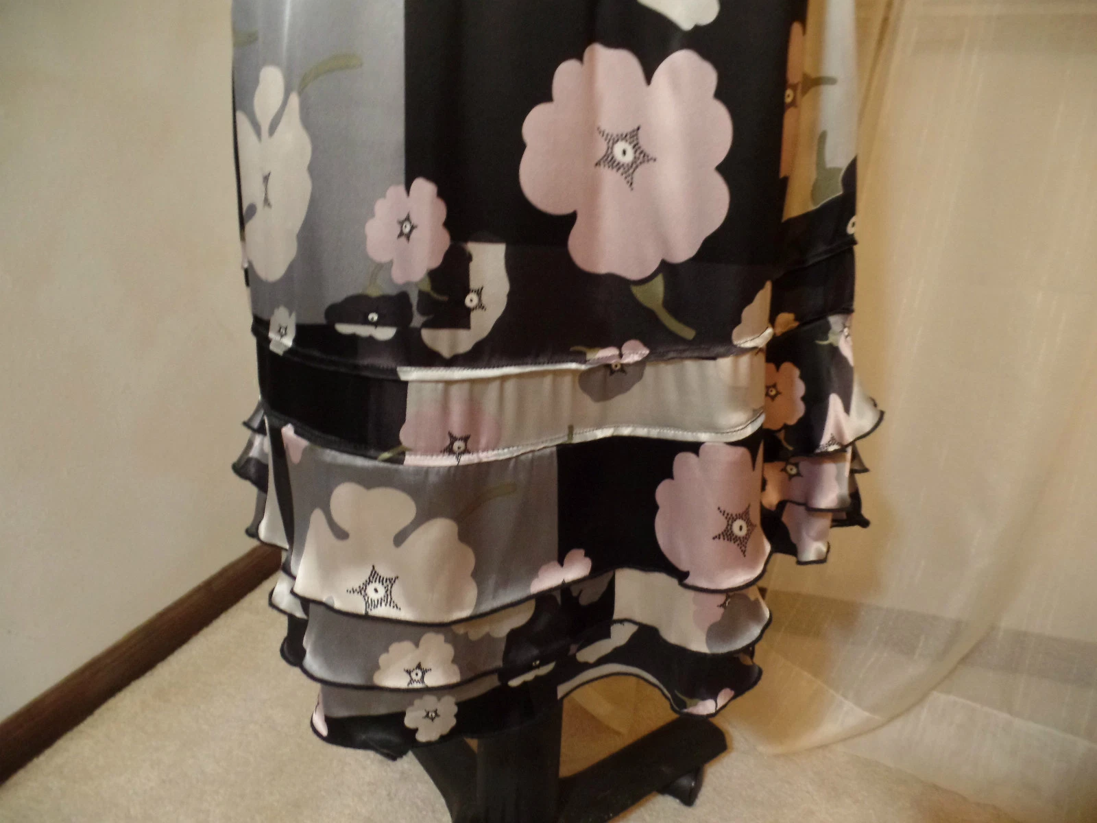 LOVE MOSCHINO CUTE SHORTSLEEVES DRESS LAVANDA COLORI GRIGIO E NERO SZ 4 SALDI