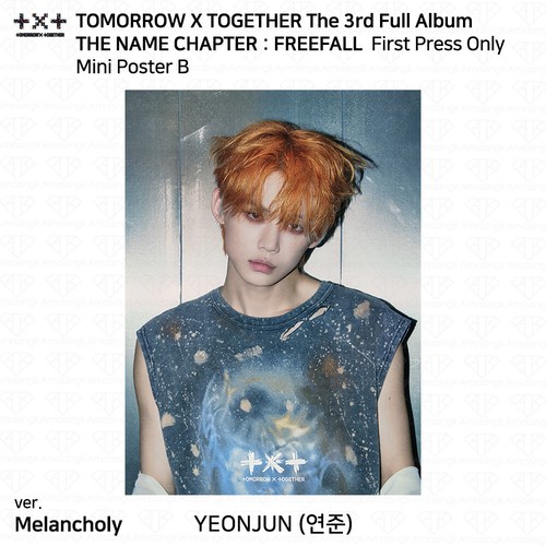 TXT The 3rd Album The Name Chapter FREEFALL Official Photocard Postcard Poster - Picture 20 of 138