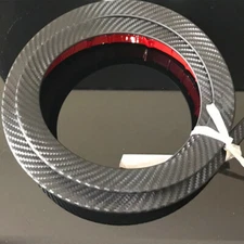 1.2M Car Rear Roof Trunk Spoiler Rear Wing Lip Molding Trim Carbon Fiber Look