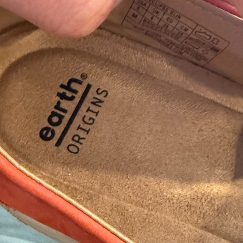 Earth Origins Eclipse Bright Coral perforierte Slipper Sneaker Schuhe 8 Damen - Bild 12 von 13