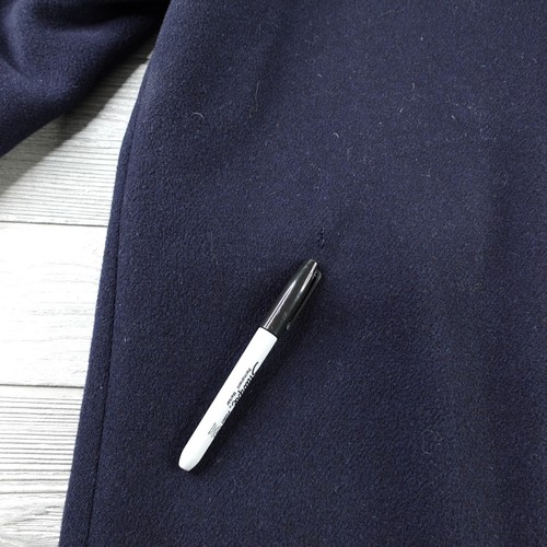 Brooks Brothers Wool Winter Duffle Toggle Coat Hooded Flannel Lined Men's Large - Picture 13 of 15
