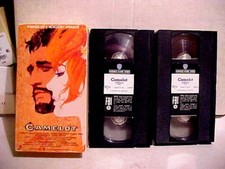 Camelot VHS 2-Tape Set 1967 3 Academy Awards Vanessa Redgrave  Richard Harris G2