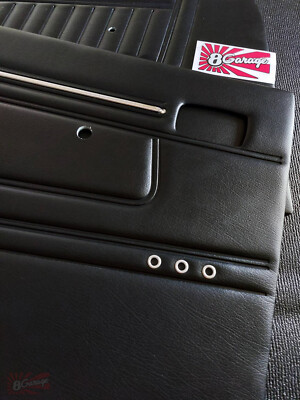 8 Garage Custom Door Panel Set for Datsun 620 / Black / C1 | eBay