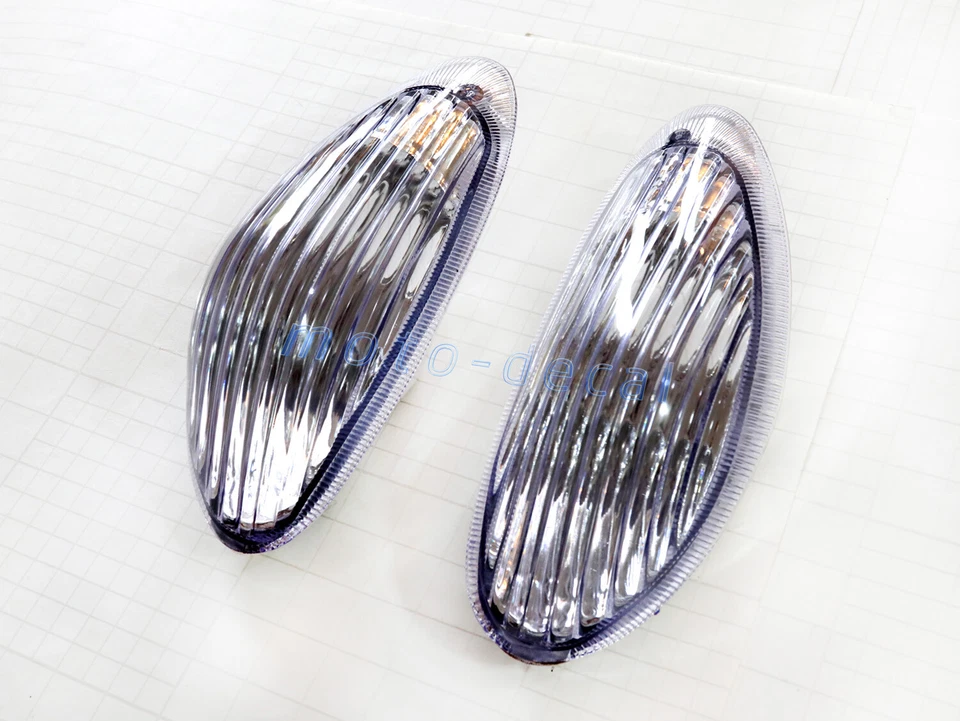 Lente de luz de señalización de giro delantera para Suzuki 1997-2007 Katana 600 Katana 750 transparente Foto 3 de 4