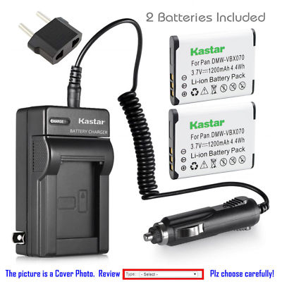 VW-VBX070 Battery or AC Charger for SANYO VPC-CG100EXBK-B CG100EXW-B CG10BK