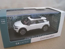 NOREV CITROEN C4 CACTUS in WHITE 1/43 DEALER MODEL CAR PSA GROUP