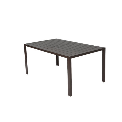 Outdoor Dining Set - 6 Stackable Textilene Chairs & 1 Table - Patio Garden - Picture 5 of 12
