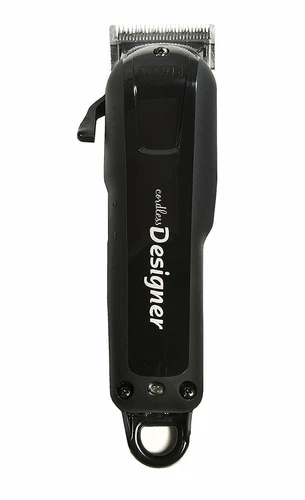 Wahl Cordless Designer Clipper - Black 90 Minutes Run Time Includes 4 Guides