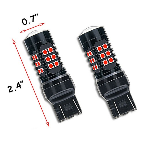 Red Strobe/Flashing Blinking LED Lamp for Honda Civic Accord Brake Tail Light - Picture 7 of 12