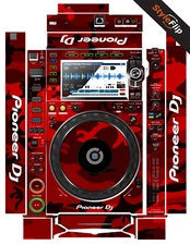 Pioneer CDJ 2000 Nexus 2 Skin | Red Camo | Protective Decal | StyleFlip Skins