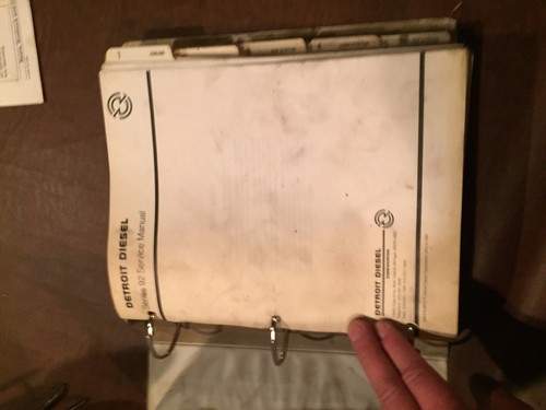 DETROIT 92 SERIES LITER DIESEL ENGINE SERVICE MANUAL GM - Picture 3 of 5