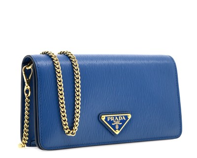 prada crossbody bag blue