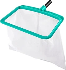 Heavy Duty Cleaning Swimming Pool Fine Mesh Pool Skimmer Leaves Rake Net Scooper