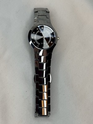 Rado Jubile Quartz Black Dial Diamond Markers Silver Metal