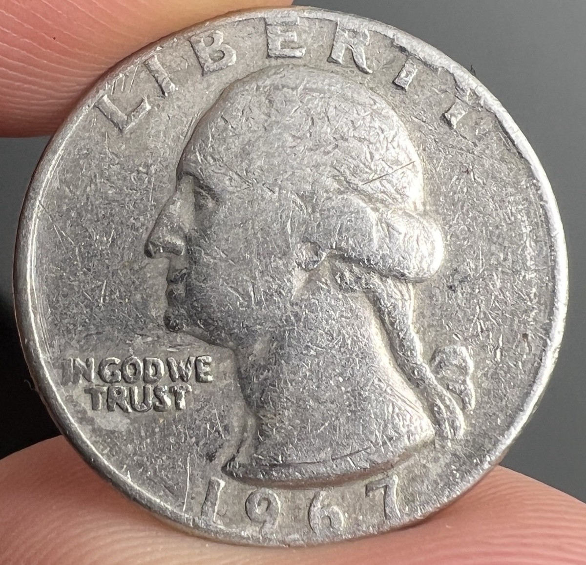 ワシントン1881  3centの字体は切手のみカットが左欠けエラー切手だろうか 1967 Quarter No Mint Mark VERY RARE error | eBay